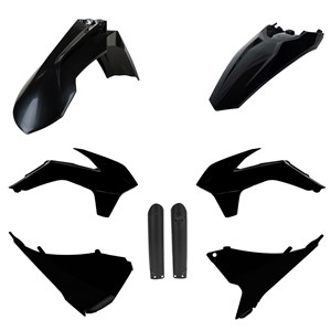 BOX KIT ENDURO INC FORK GUARDS STANDARD KTM EXC/EXC-F 2016 BLACK
